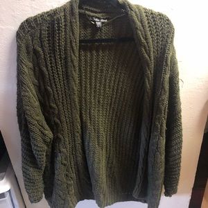 Green Cardigan